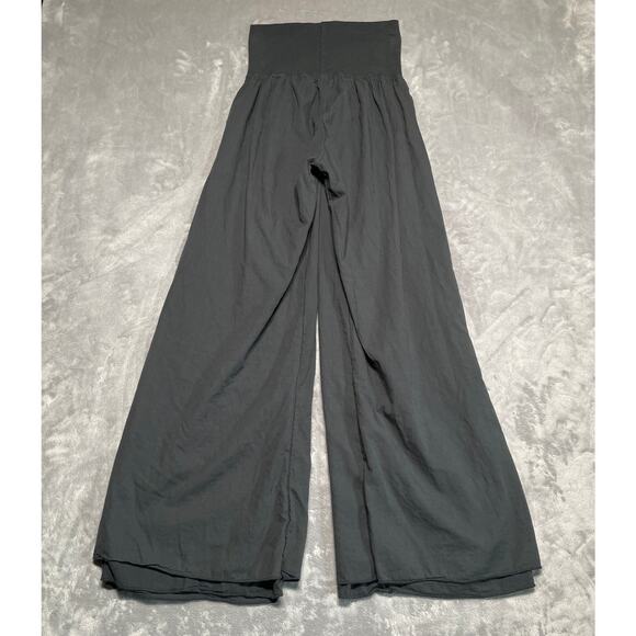 T Party Clothing Pants Womens Small Grey Lined Wide Leg Flowy Casual Lounge - Picture 2 of 7